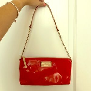 Kate Spade red patent leather bag